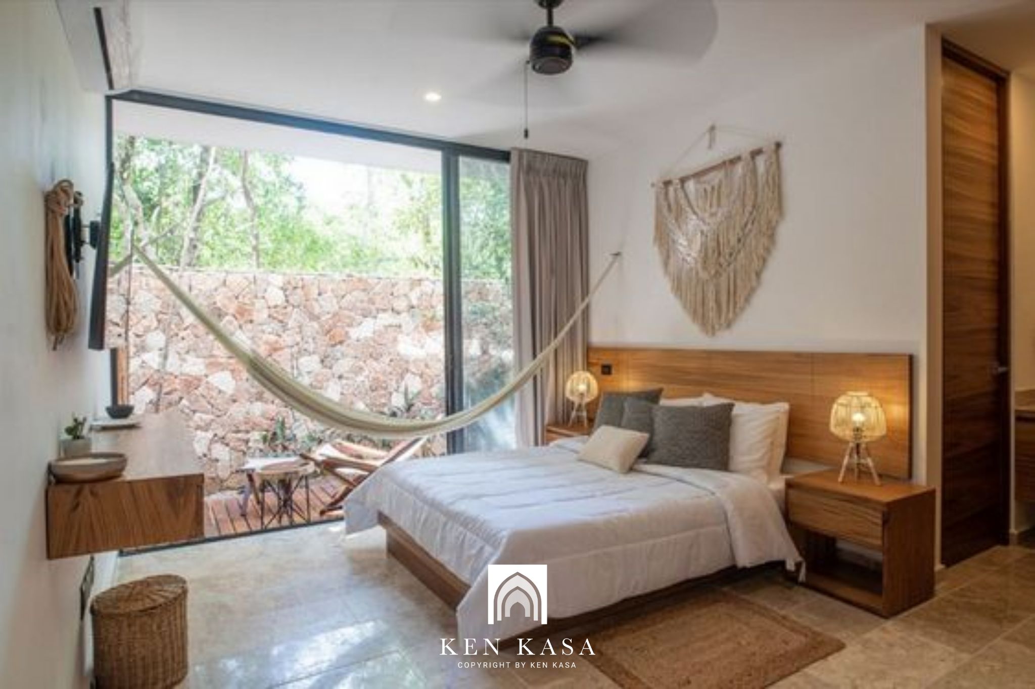 trang trí trong phòng homestay đẹp